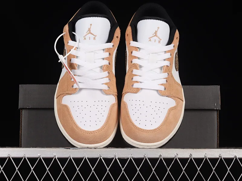 All categories Air Jordan Jordan series basketball shoes Air Jordan 1 Low Z version Air Jordan 1 Low AJ1 Joe 1 white and yellow burst pattern low-top cultural casual sneakers DZ4130-201